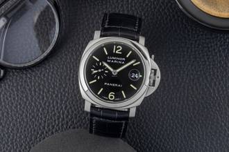 Thumbnail von Panerai Luminor Marina Automatic Steel Automatic Men's Watch Ref. PAM00048 B&P 2007