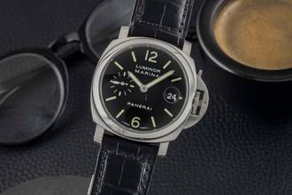 Panerai Luminor Marina Automatic Steel Automatic Men's Watch Ref. PAM00048 B&P 2007