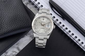 Thumbnail von Rolex Datejust 41 Silver Dial Stahl / Weissgold Automatik Herren Ref. 126334 Box