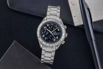 Thumbnail von Omega Speedmaster Date Black Arabic Dial Chronograph Stainless Steel Ref. 3513.52.00
