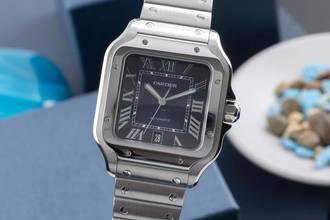 Cartier Santos Steel Automatic Men's Watch Medium WSSA0013 B&P 2020