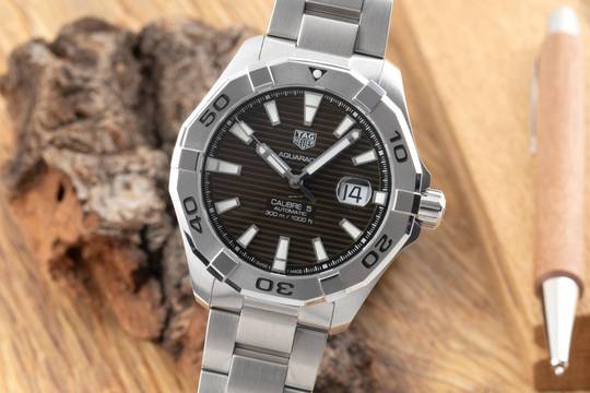  TAG Heuer Aquaracer 300M Stahl Automatik Herrenuhr Ref. WAY2018.BA0972 B&P 2020 