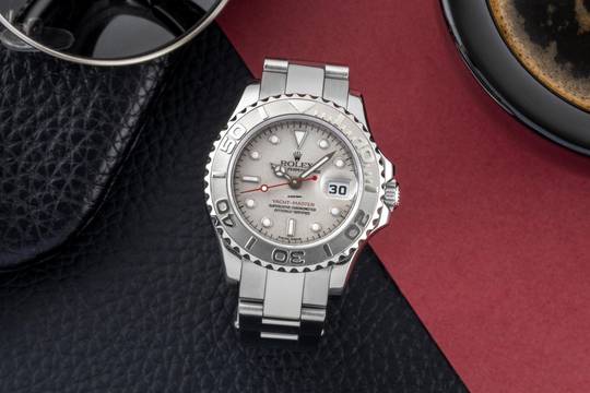  Rolex Yacht-Master 29 Oyster Stahl / Platin Automatik Damenuhr Ref. 169622 