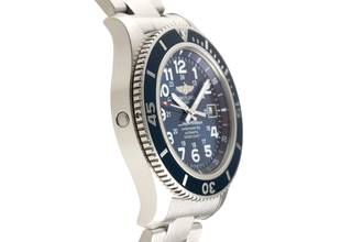 Thumbnail von Breitling Superocean II 44 Steel Blue Dial Automatic Men's Watch Ref. A17392D71