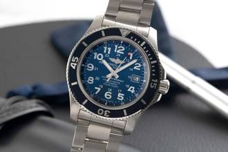 Breitling Superocean II 44 Steel Blue Dial Automatic Men's Watch Ref. A17392D71