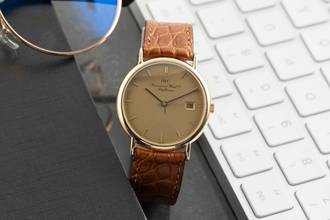 Thumbnail von IWC Portofino 18k (0.750) Gold White Dial Quartz Ref. IW333101 Classic