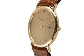 Thumbnail von IWC Portofino 18k (0.750) Gold White Dial Quartz Ref. IW333101 Classic