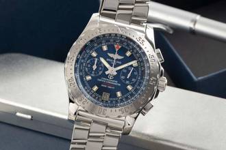Breitling Skyracer Chronograph Steel Automatic Men's Watch Ref A27362 B&P 2007