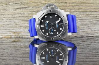 Thumbnail von Panerai Luminor Submersible 1950 3 Days Automatic Warranty 2028 PAM01305 Titanium - Full Set 2020
