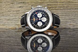  Breitling Navitimer GMT 1 B04 Chronograph GMT 48MM AB0441211 Black Dial 2020 Full Set 