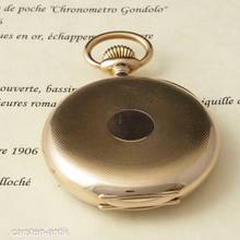 Thumbnail von Patek Philippe Gondolo 56mm Chronometro Gondolo Box and Certificate 18k Gold 133g very beautiful 1906 BOX and Papers
