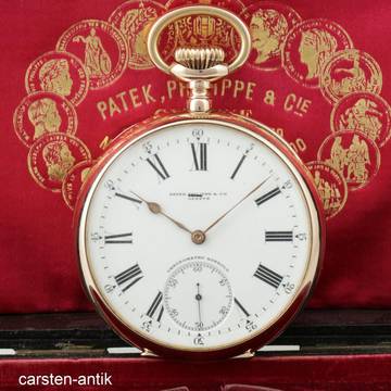 Patek Philippe Gondolo 56mm Chronometro Gondolo Box und Zertifikat 18k Gold 133g sehr schön 1906 BOX and Pappers