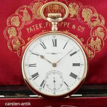 Thumbnail von Patek Philippe Gondolo 56mm Chronometro Gondolo Box and Certificate 18k Gold 133g very beautiful 1906 BOX and Papers