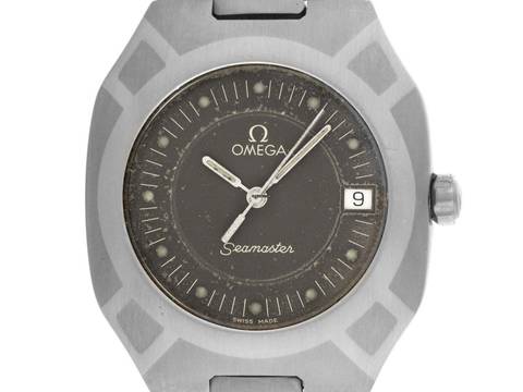  Omega Seamaster Polaris Ref.3960951 1981 original Box sehr gut Vintage Seamaster Polaris Titan 