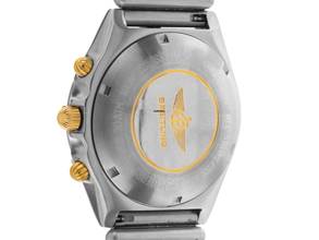 Thumbnail von Breitling Chronomat Ref.81.950 1995 original Box sehr gut Vintage Chronomat Chronograph