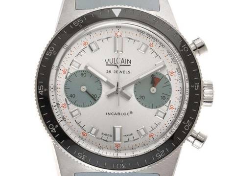  Vulcain Skindiver Chronograph Ref.590176BL7.BHM286 2026 Full Set Neu Skindiver Chronograph Ice Blue 