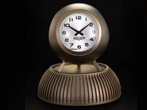 Thumbnail von Vulcain V-TCLOCK Tischuhr Stahl Quarz 2026 Full Set Neu V-TCLOCK Tischuhr