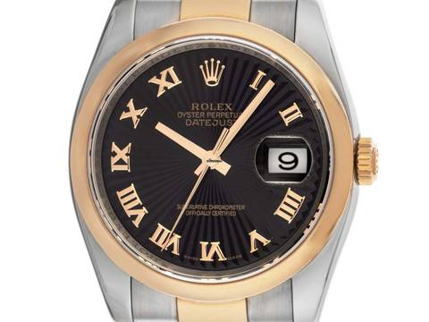  Rolex Datejust 36 Ref.116201 2005 Full Set sehr gut Vintage Datejust Sunburst 