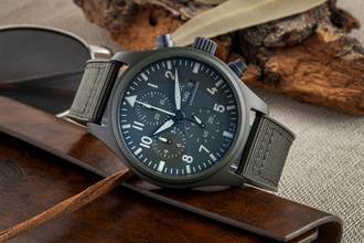 Thumbnail von IWC Pilot's Watch Chronograph Top Gun Ceramic / Titanium Automatic Ref. IW389106 B&P