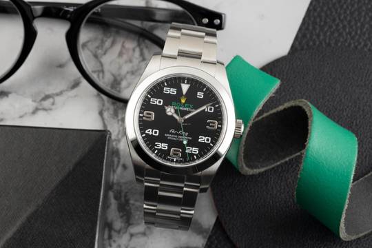  Rolex Air King Automatik Stahl Herrenuhr Oyster Perpetual Ref. 116900 B&P 2021 