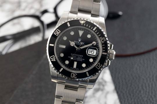  Rolex Submariner Date 40 Stahl Automatik Herrenuhr Ref. 116610LN Papiere 2014 