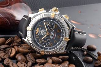 Thumbnail von Breitling Crosswind Special Chronograph Steel / Gold Automatic Ref. B44356 Limited