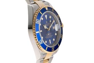 Thumbnail von Rolex Submariner Date Steel / Gold Men's Watch Blue Dial Ref. 16613 M-Series