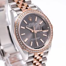 Thumbnail von Rolex Datejust 36 Factory Diamond – 126281RBR – like NEW – 10/2020 Full Set