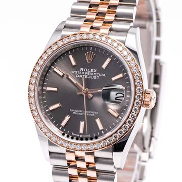  Rolex Datejust 36 Factory Diamond – 126281RBR – like NEW – 10/2020 Full Set 