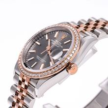 Thumbnail von Rolex Datejust 36 Factory Diamond – 126281RBR – like NEW – 10/2020 Full Set