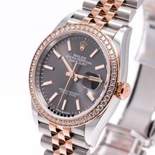Thumbnail von Rolex Datejust 36 Factory Diamond – 126281RBR – like NEW – 10/2020 Full Set