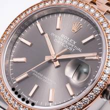 Thumbnail von Rolex Datejust 36 Factory Diamond – 126281RBR – like NEW – 10/2020 Full Set