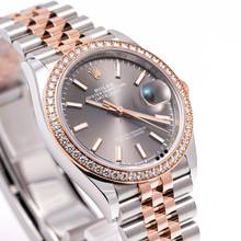 Thumbnail von Rolex Datejust 36 Factory Diamond – 126281RBR – like NEW – 10/2020 Full Set
