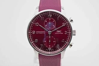 Thumbnail von IWC Portuguese Portugieser Chronograph IW371616 im perfekten Fullset