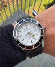 Thumbnail von Breitling Superocean Heritage 42 Stratus Silver Dial A1732124 Black Rubber