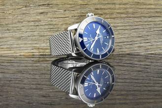 Thumbnail von Breitling Superocean Heritage II B20 Blue Ceramic AB2030 Milanese - 2019