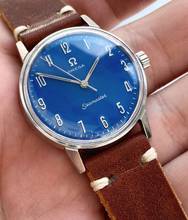 Thumbnail von Omega Seamaster Customised Seamaster Handwinding Vintage Custom Blue Restored Dial 135.011 135011