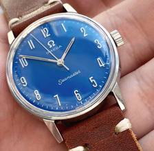 Thumbnail von Omega Seamaster Customised Seamaster Handwinding Vintage Custom Blue Restored Dial 135.011 135011