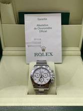 Thumbnail von Rolex Daytona Steel White Dial Full Set with box and papers year 2006 mint Condition