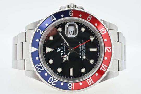  Rolex GMT-Master I 16700 LC888 Pepsi Full Set 