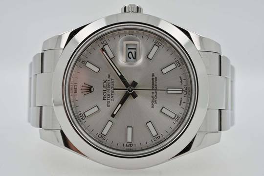  Rolex Datejust II 116300 LC100 Silver Dial 