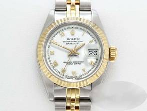 Thumbnail von Rolex Lady-Datejust Edelstahl Gelbgold 750 Automatik Gold Stahl Damen Stainless Steel 18kt Yellow Gold Jubilé-band Chronometer Oyster White Dial