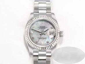Thumbnail von Rolex Lady-Datejust Stahl Weissgold 750 179174 2016 Lc100 Goldust Diamanten Stainless Steel 18kt White Gold Oyster-band Chronometer