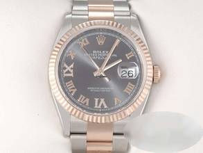 Rolex Datejust 36 126231 2025 Steel Rose Gold 750 Diamonds Automatic Gold