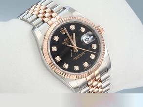 Thumbnail von Rolex Datejust 36 36mm 116231 2017 Stahl Rosegold 750 Diamanten Automatik Stainless Steel 18kt Rose Gold Jubilé-band Chronometer Oyster Black Dial