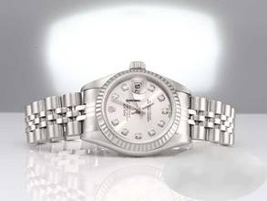 Thumbnail von Rolex Lady-Datejust Stahl Weissgold 750 Diamanten 2003 Automatik Stainless Steel 18kt White Gold Damen Jubilé-band Chronometer Oyster