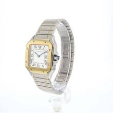 Thumbnail von Cartier Santos Small Steel Gold Silver Dial 99,9% NEW