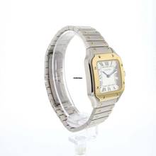 Thumbnail von Cartier Santos Small Steel Gold Silver Dial 99,9% NEW