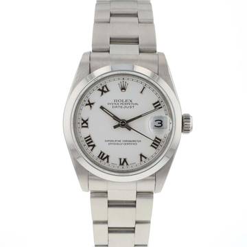  Rolex Datejust 31 Midsize White Roman Dial 