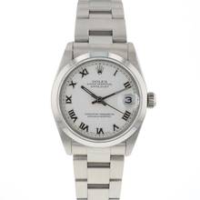  Rolex Datejust 31 Midsize White Roman Dial 